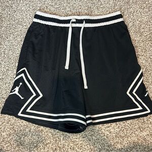 Jordan Black and White Athletic Shorts